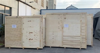 米国への配送機。